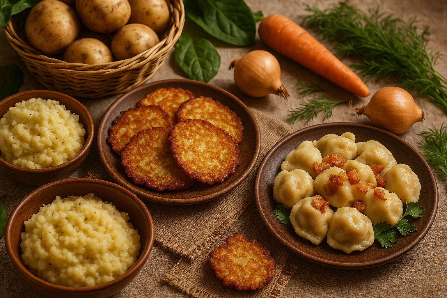 Tradicionālie latviešu kartupeļu ēdieni: receptes un izcelsme